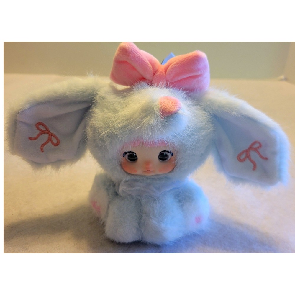 New TOP TOY Sitting Zoo Cloudy Elephant Puff Blind Box Confirmed Blue Plush Doll